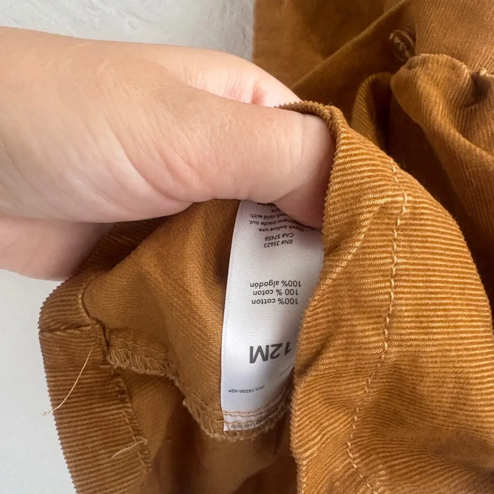 Carter's Brown Corduroy Pinafore Dress
